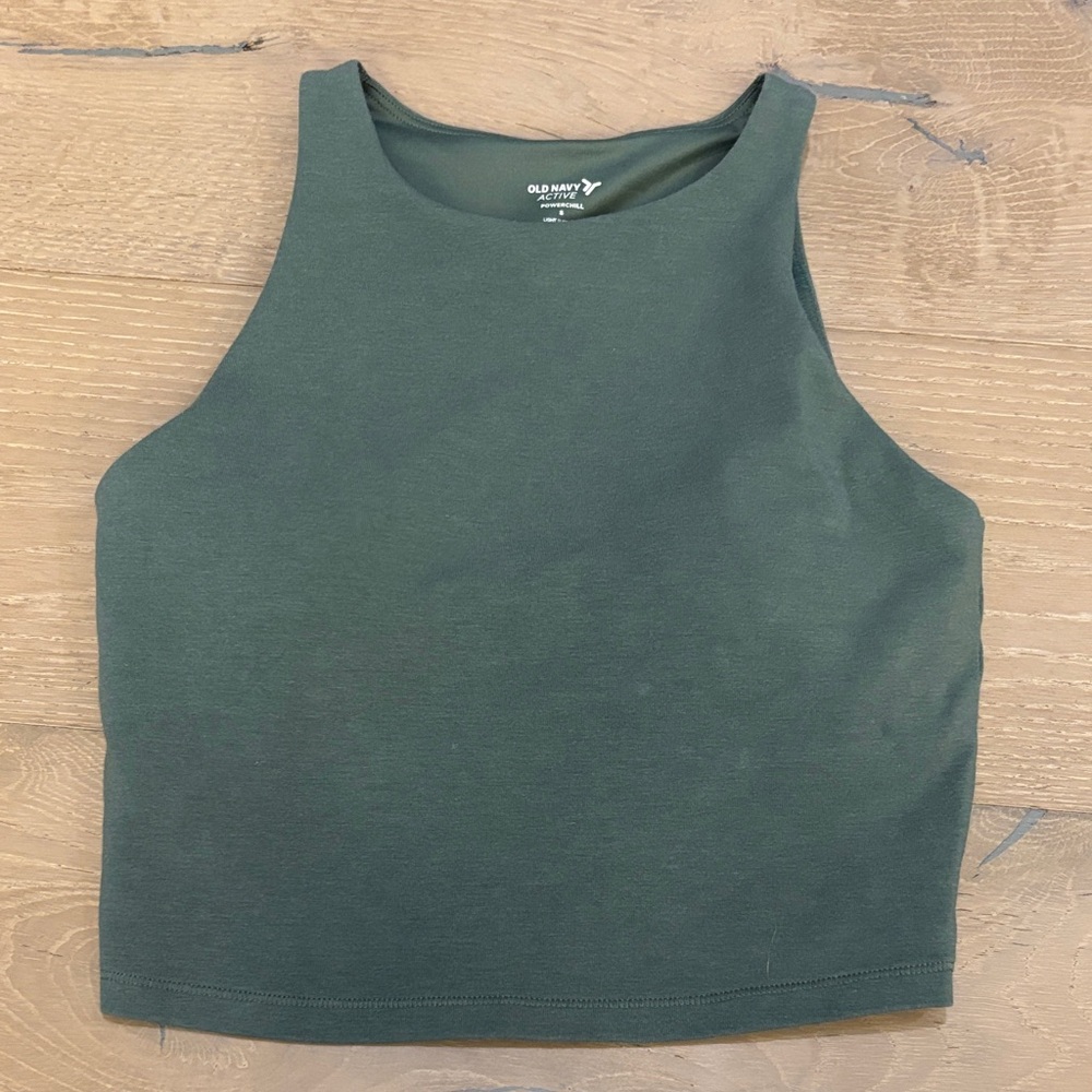 Green Old Navy High Neck Tank Size S